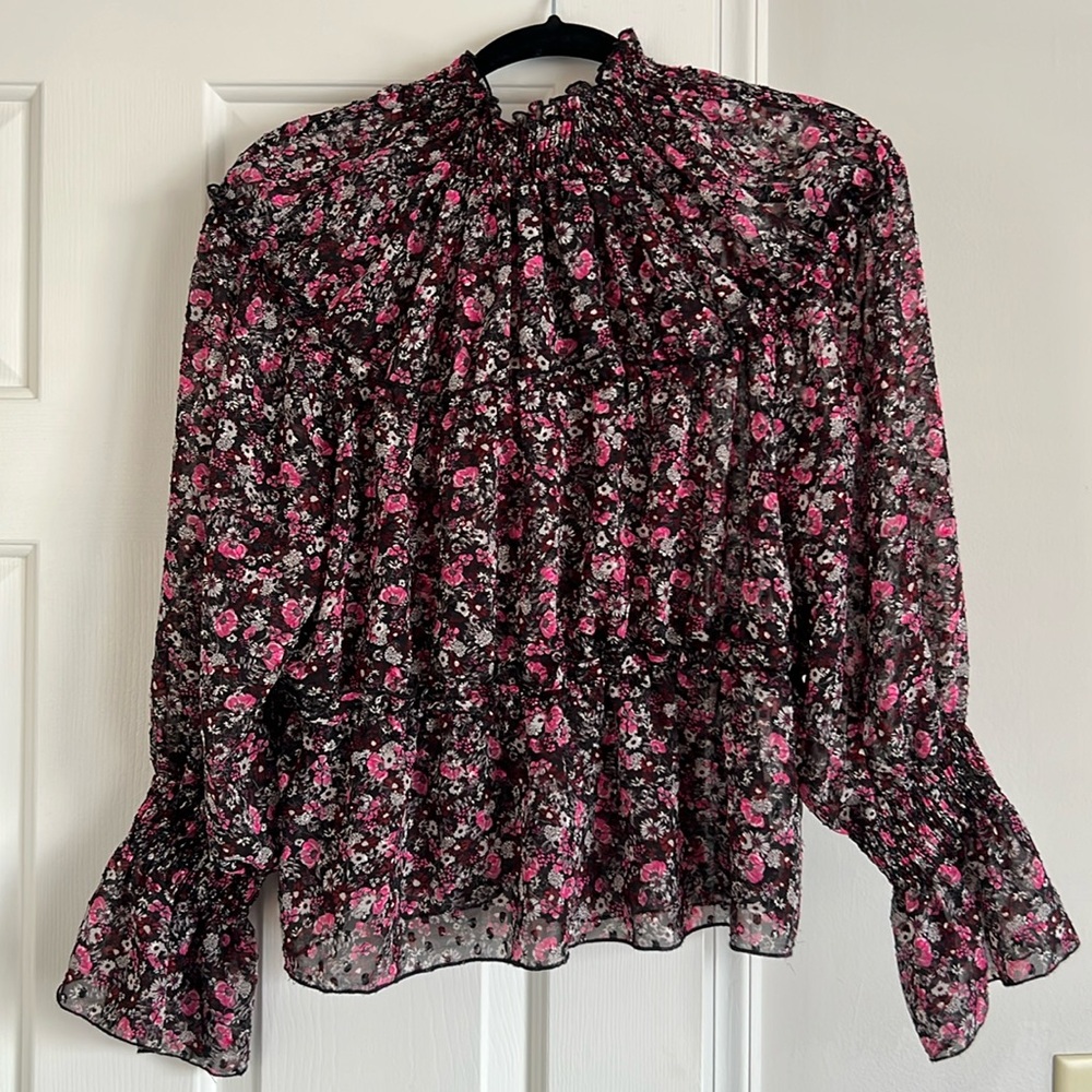 Zara Women’s Frilly Floral Blouse XS